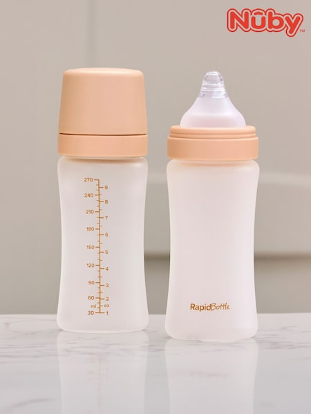 Nuby Rapid Bottle 9oz Twin Pack