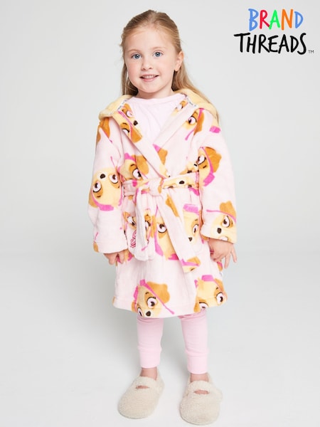 Pink - Brand Threads Paw Patrol Fleece Robe