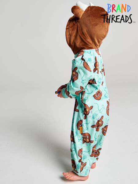 Green - Brand Threads Gruffalo Fleece All-in-one
