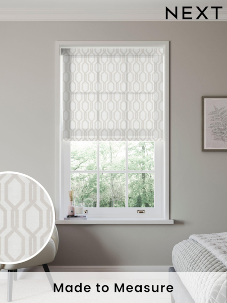 Ice White Calming Made to Measure Roller Blind (503075) | £63