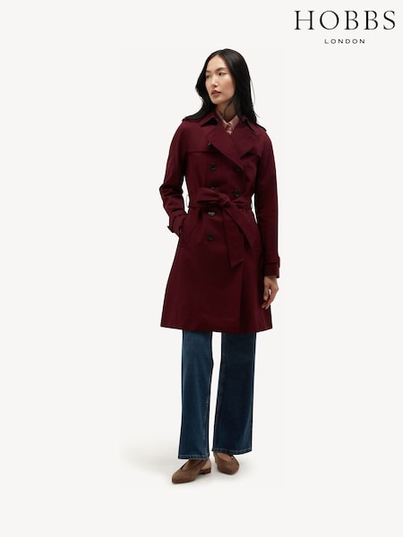 Purple - Hobbs Skylar Trench Coat