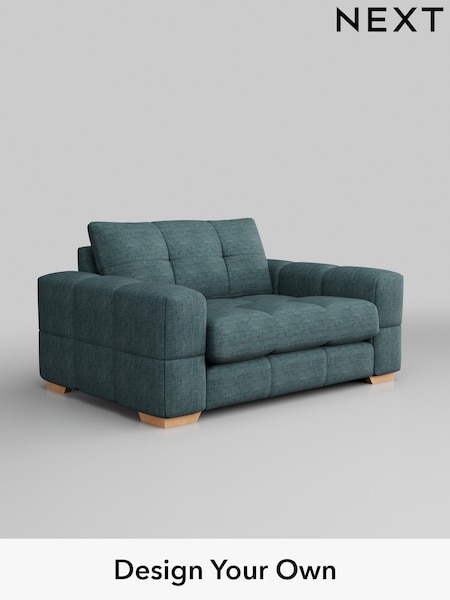 Boucle Weave Easy Clean/Dark Teal Green Brooke Deep Sit (504926) | £1,425