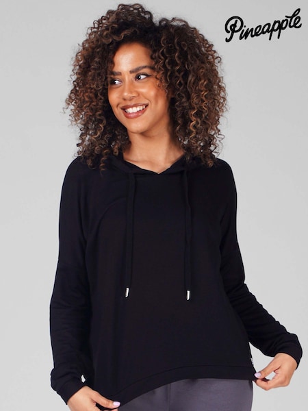 Pineapple Black Dip Hem Hoodie (505364) | £34