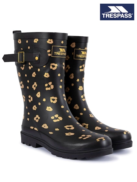 Trespass Celeste Animal Print Wellie Boots (507693) | £20