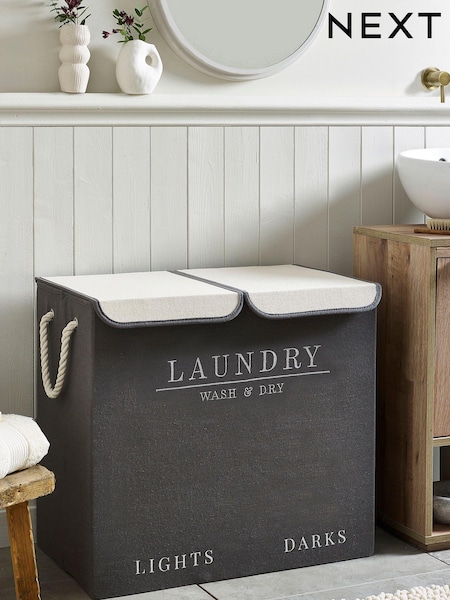 Grey Country  Laundry Sorter Basket (507710) | £35