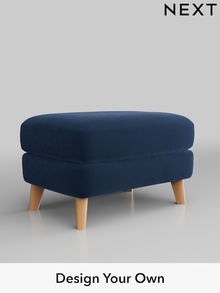 Plush Velvet Easy Clean/Airforce Blue Conway Relaxed Sit (508213) | £425