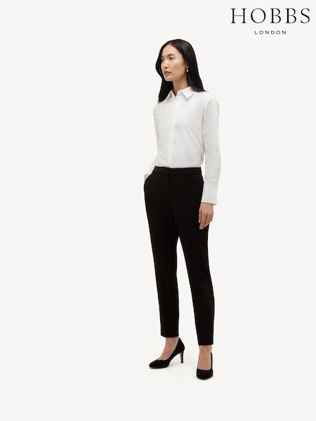 Black - Hobbs Lea Slim Trousers