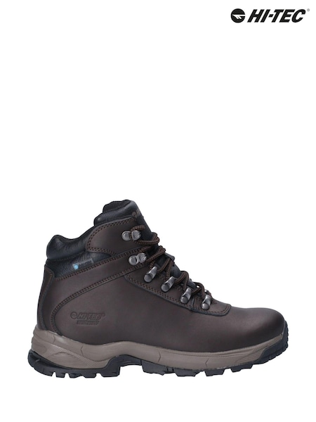 Hi-Tec Eurotrek Lite Waterproof Walking Brown Boots (508966) | £100