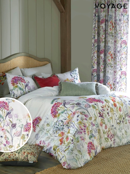 Voyage Cream Country Hedgerow 100% Cotton Duvet Cover Set (509193) | £60 - £110