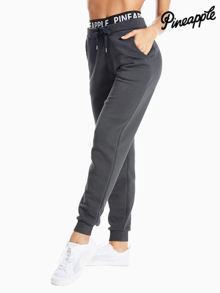 Pineapple Charcoal Grey Double Waistband Joggers (509528) | £0