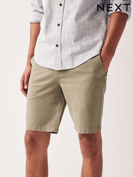 Stone Skinny Fit Stretch Chinos Shorts (510063) | £20
