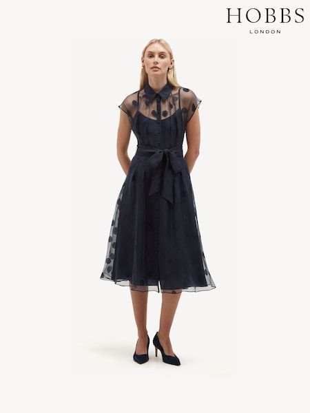 Blue - Hobbs Tess Dress
