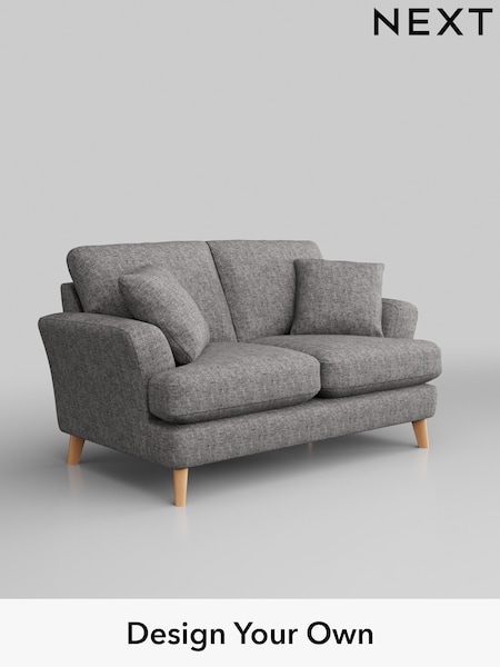Chunky Boucle Easy Clean/Light Grey Conway Relaxed Sit (511646) | £1,150