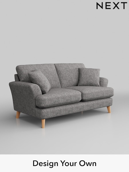Chunky Boucle Easy Clean/Light Grey Conway Relaxed Sit (511646) | £1,250