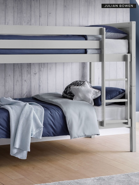 Julian Bowen Dove Grey Bella Bunk Bed (511984) | £420
