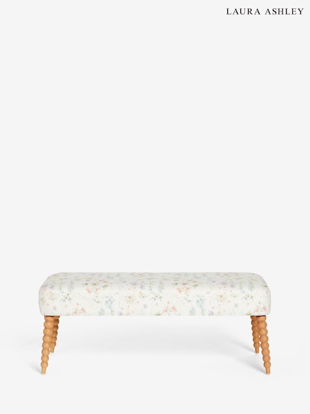 Laura Ashley Wild Meadow Chalk Pink Rowe Bench (513647) | £95