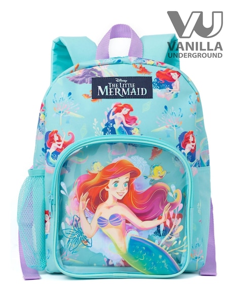 Vanilla Underground Blue Disney Girls Little Mermaid Backpack (514206) | £24