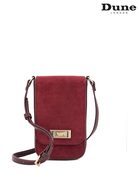 Red - Dune London Kerrie Slim Purse With Removable Card Holder