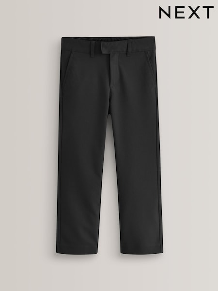 Black Regular Waist School Formal Stretch Skinny Trousers (3-17yrs) (515155) | £8 - £16
