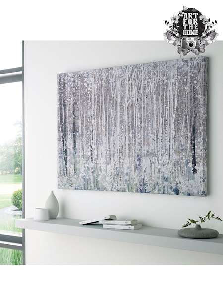 Art For The Home Green Watercolour Woods Canvas (516054) | £65