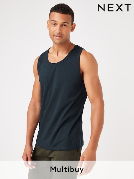Navy Blue Regular Fit Vest (516929) | £8