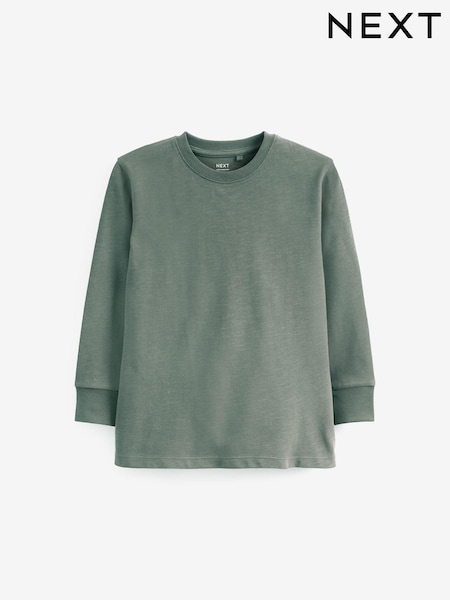 Green Mineral Long Sleeve Cosy T-Shirt (3-16yrs) (517156) | £5 - £8