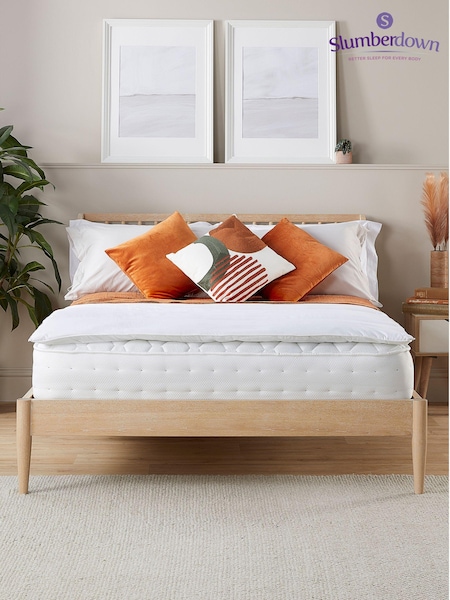 Slumberdown White Sleep Soundly Climate Control 3cm Mattress Topper (517447) | £30 - £45