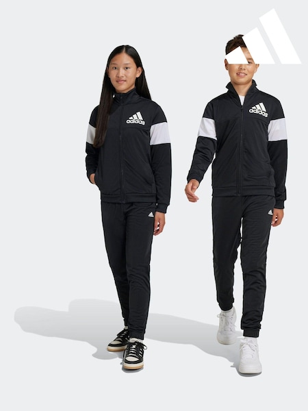 adidas Black Colourblock Tracksuit (519609) | £38