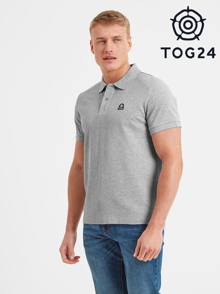 Tog 24 Grey Aketon 100% Cotton Polo Shirt (520561) | £25