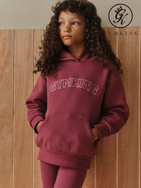 Pink - Gym King Sanctuary Fleece Hoodie