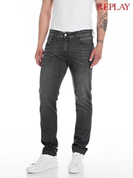 Replay Dark Grey Anbass Slim Fit Jeans (523110) | £120