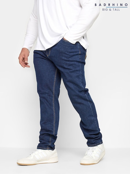 BadRhino Big & Tall Light Blue Stretch Leg Jeans (523586) | £33