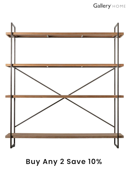 Gallery Home Light Wood Bartow Display Unit (523672) | £499