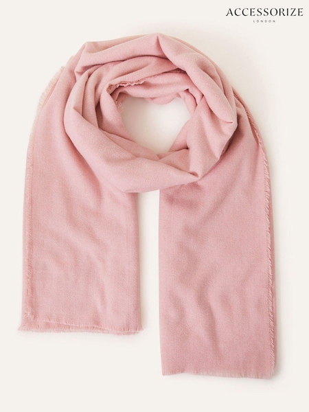 Accessorize Pink Grace Supersoft Blanket Scarf (524406) | £23