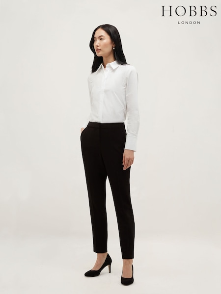 Black - Hobbs Lea Slim Trousers