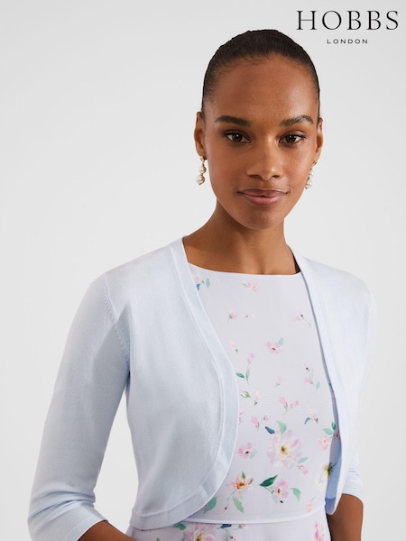 Hobbs Blue Carrie Bolero (525592) | £49
