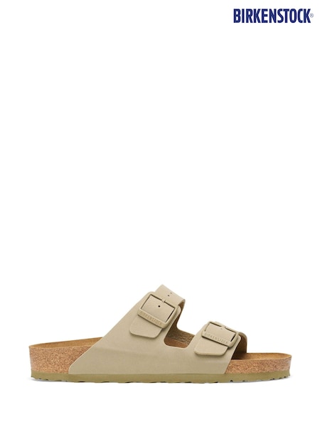 Birkenstock Cream Arizona Birko Flor Sandals (527780) | £85