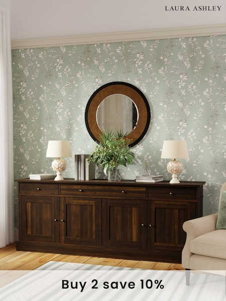Laura Ashley Brown Garrat 4 Door 3 Drawer Sideboard (528085) | £1,315