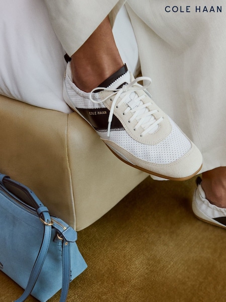 White - Cole Haan Grandpro Travina Trainers