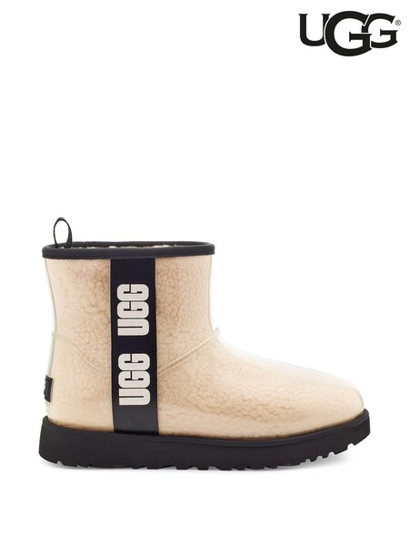 UGG Natural Clear Logo Mini Boots (531071) | £155