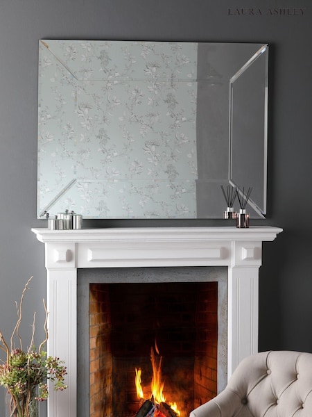 Laura Ashley Clear Gatsby Large Rectangular Mirror (531322) | £350
