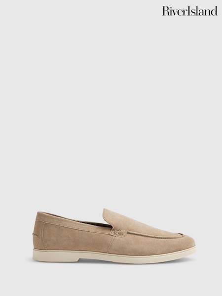 Natural - Regular River Island Deconstructed Loafers