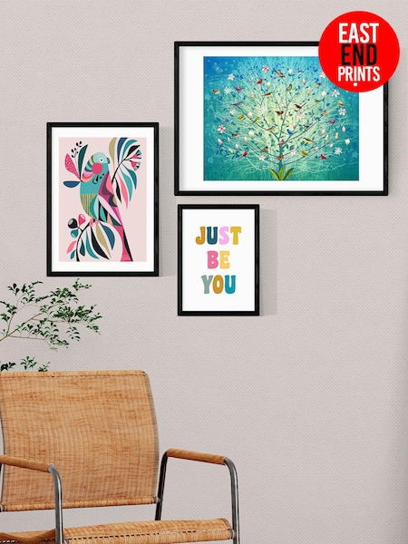East End Prints Blue Singing Tree Wall Set (533073) | £160