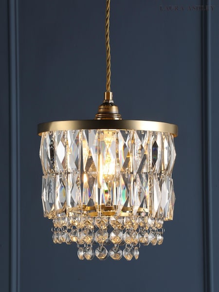 Laura Ashley Brass Rhosill Easyfit Shade (533202) | £140