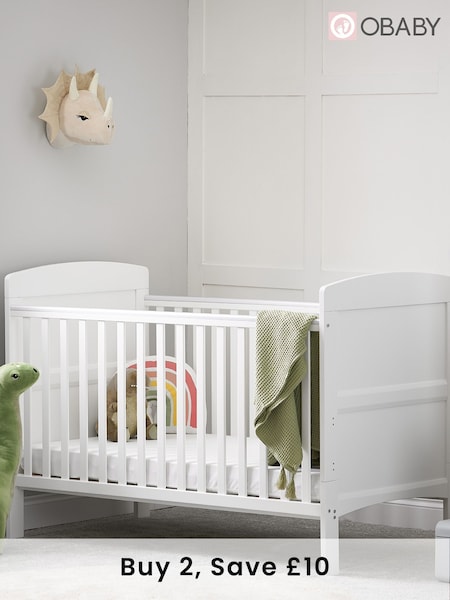 Obaby Grace White Cot Bed (533253) | £180