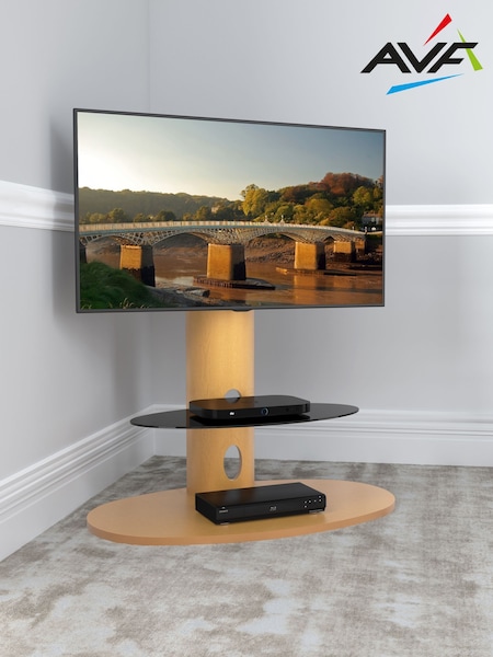 Avf Chepstow One Affinity Oval Pedestal Tv Stand
