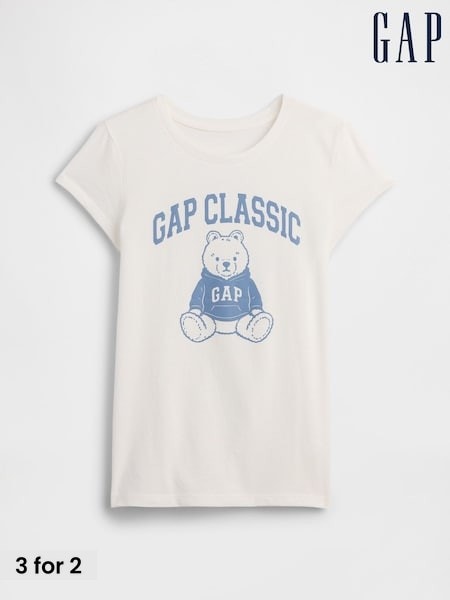 White Bear - Gap Graphic Short Sleeve T-shirt (4-13yrs)