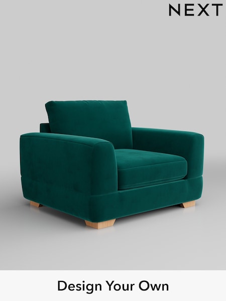 Plush Velvet Easy Clean/Juniper Green Clayton (535962) | £850