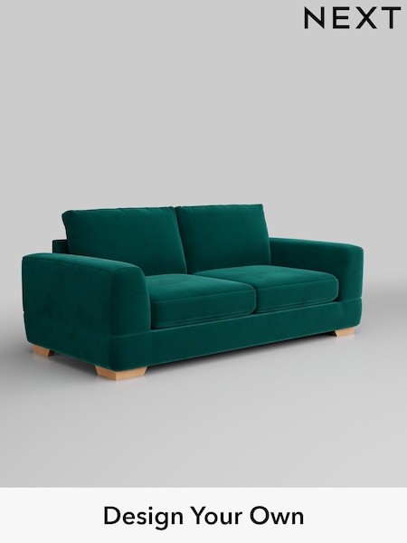 Plush Velvet Easy Clean/Juniper Green Clayton (535962) | £1,225
