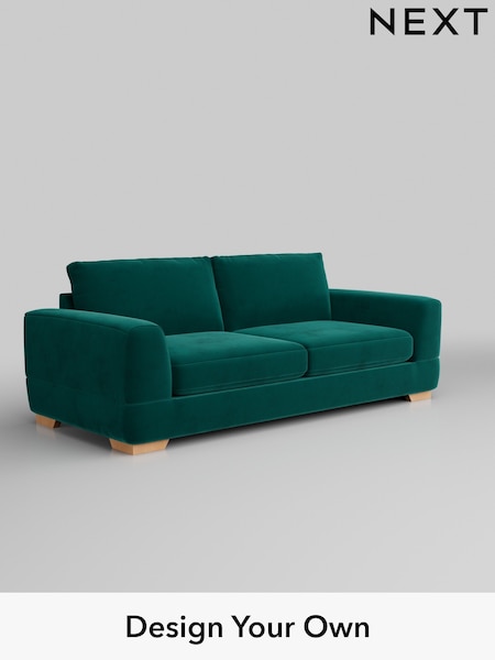 Plush Velvet Easy Clean/Juniper Green Clayton (535962) | £1,325